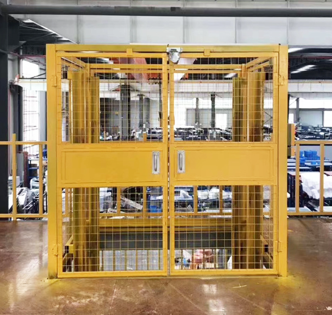 宜黄智能导轨式升降机亮相